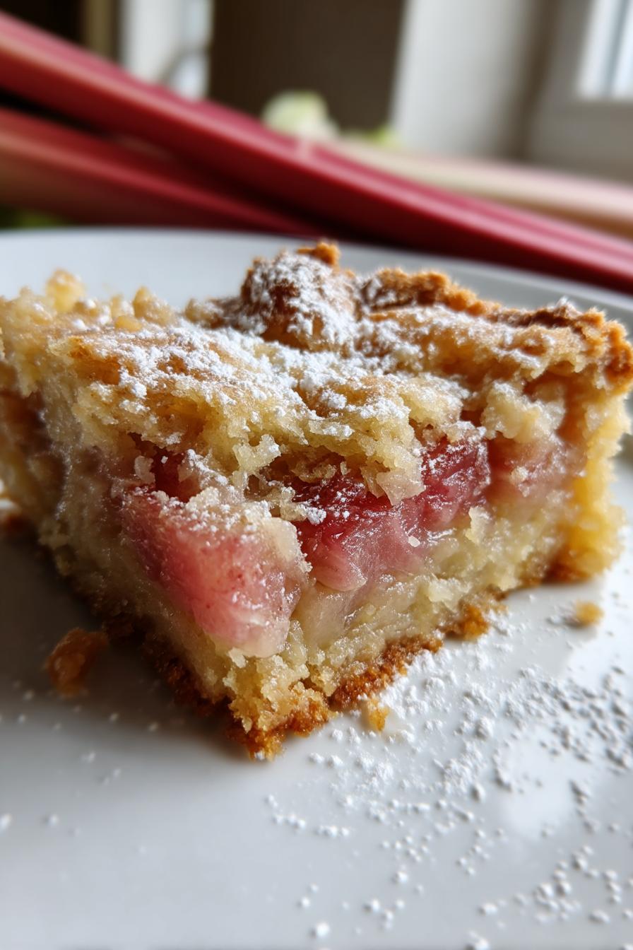 Rhubarb Dream Bars