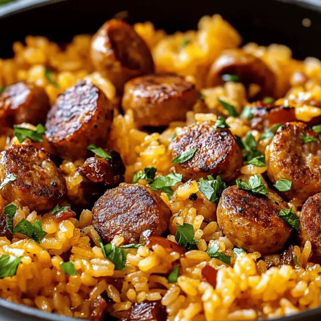 Cajun Sausage and Rice Skillet: An Amazing Ultimate One-Pan Dinner in 30 Minutes!