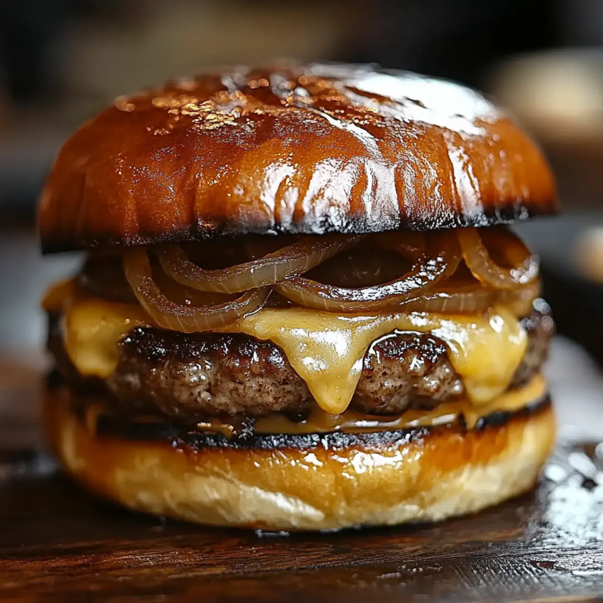 French Onion Soup Burgers - Naomi's Recipes