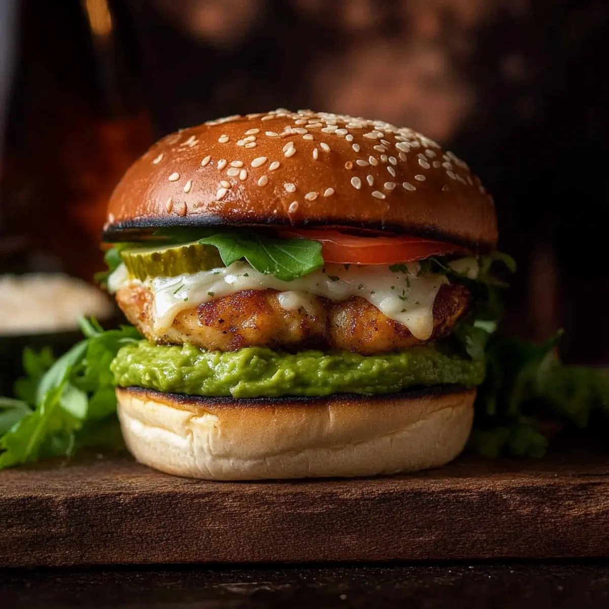 Avocado Chicken Burger
