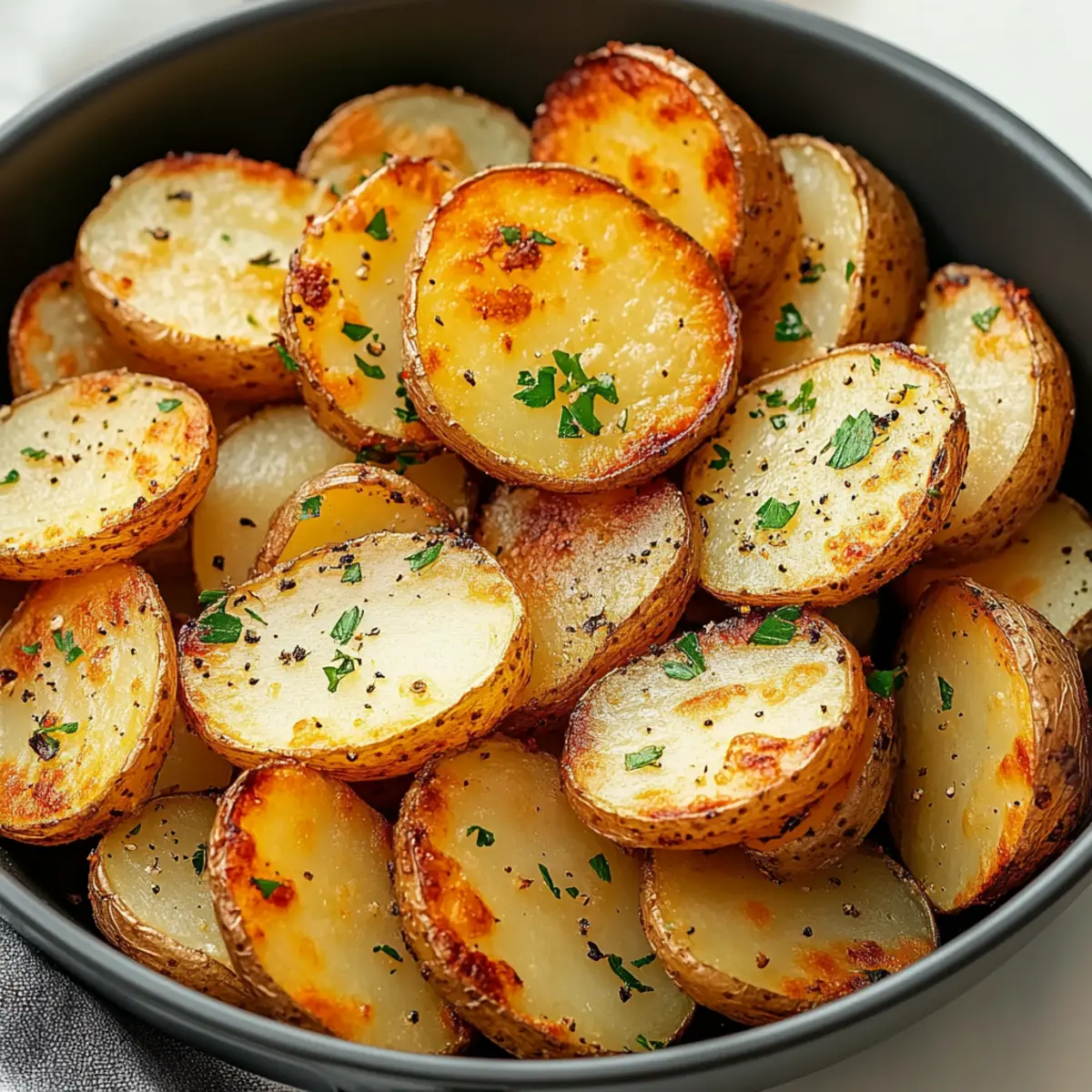 Air Fryer Sliced Potatoes