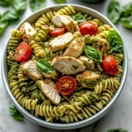 Easy Chicken Pesto Pasta Salad (25-Minutes)