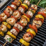 Grilled Seafood Skewers are the pinnacle of summer